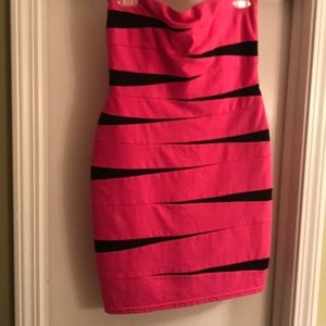Strapless Pink Dress from INC